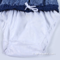 Short de plage brodé 100% polyester